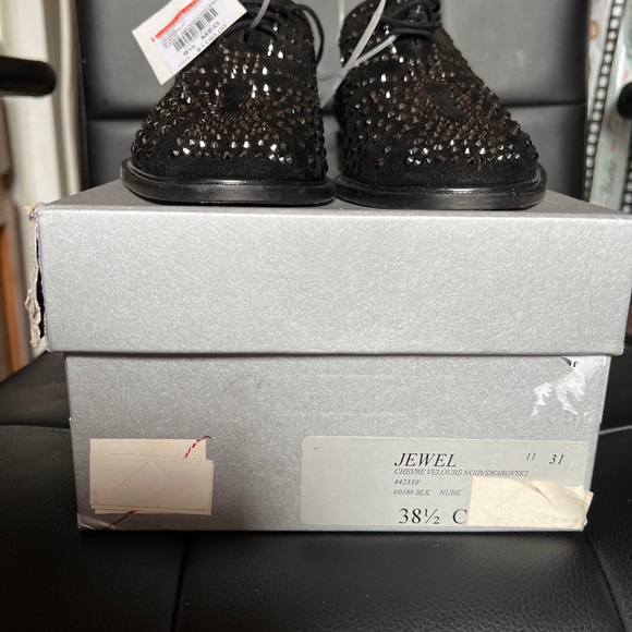 Brand New! Robert Clergerie Womens Shoes Fully In Crystals Size 38.5 - Picture 4 of 6